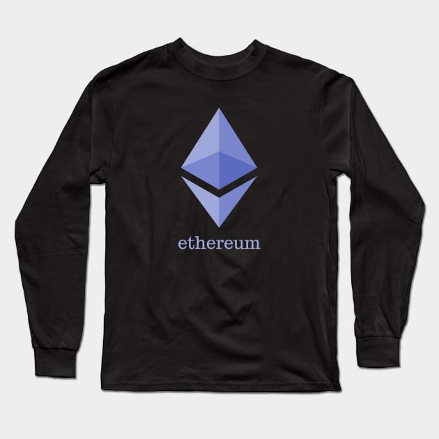 Ethereum - Cryptocurrency - Apparel Long Sleeve T-Shirt by Room Thirty Four